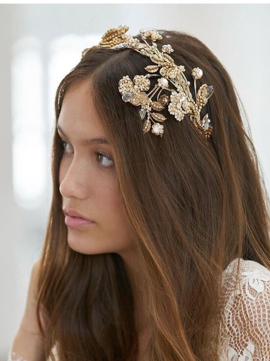 Maria Elena Accessories - Maria Elena "April Showers" Bridal Headband Halo NWT